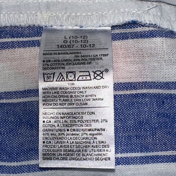 NWT Old Navy x Disney Linen Embroidered Utility Shorts Boys Size Large (10-12) - Picture 9 of 9